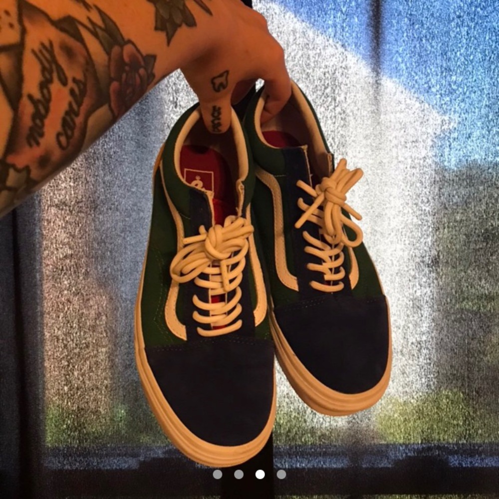 vans yacht clubs, worn once, size 7.5. - Picture 3 of 4